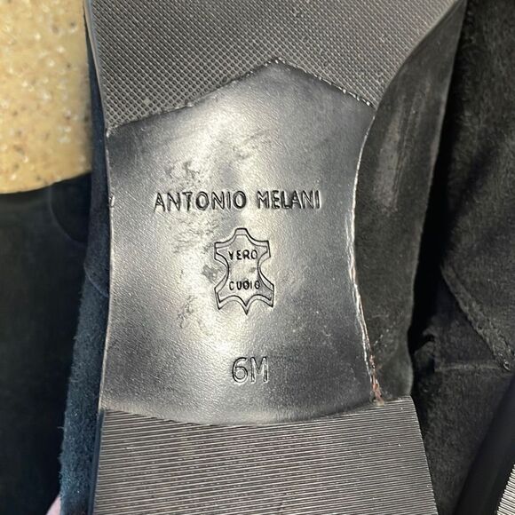 Antonio Melani “Gable” Black Suede Tall Boots sz 6 - Picture 7 of 11